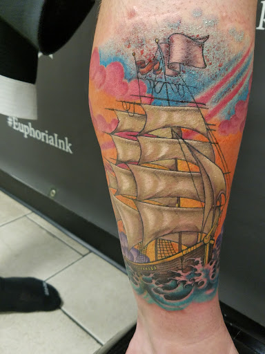 Tattoo Shop «Euphoria Ink Tattoo Studio LLC», reviews and photos, 584 Raritan Rd, Roselle, NJ 07203, USA