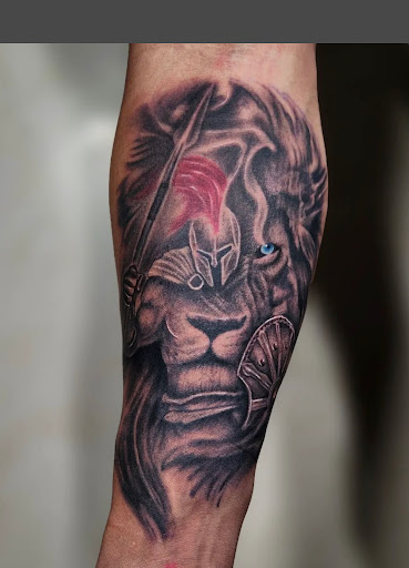 Explore neck tattoo idea, creative tattoo ideas in Astoria, available at Xolotl Tattoo Gallery