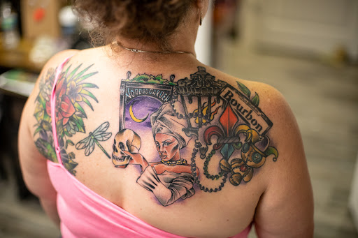 Explore kirby tattoo ideas, creative tattoo ideas in Leesville, available at Revolution Ink Tattoo and Art Gallery