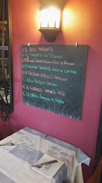 Carte du Dalla Padella alla Brace à Riva Ligure