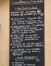 Carte du Cafe passion à Aix-en-Provence