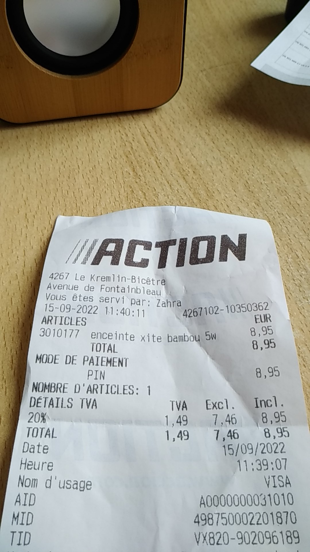 Photo n° 3 de l'avis de CHAKER. fait le 15/09/2022 à 10:24