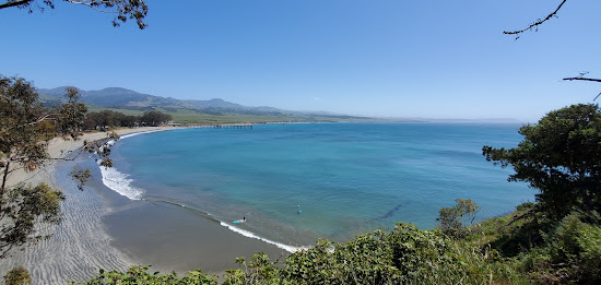 San Simeon Pier beach