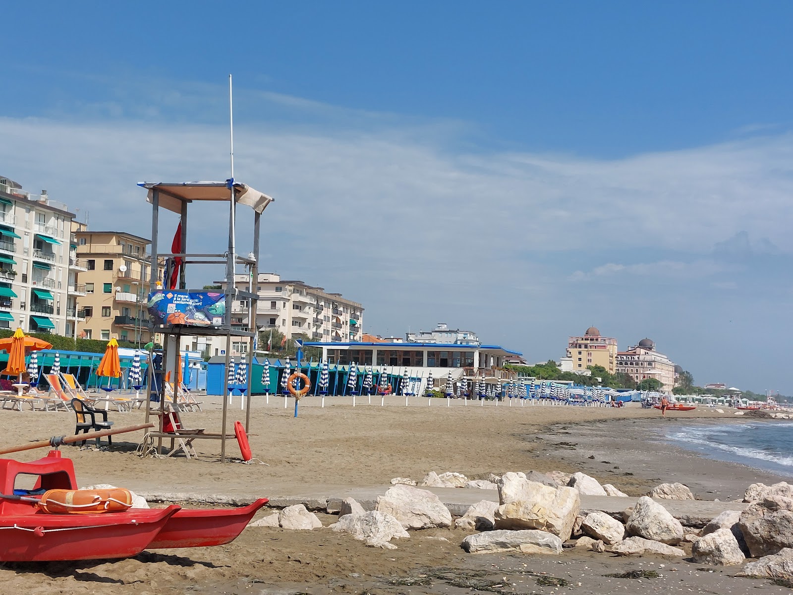 Foto de Murazzi Spiaggia Libera área de comodidades