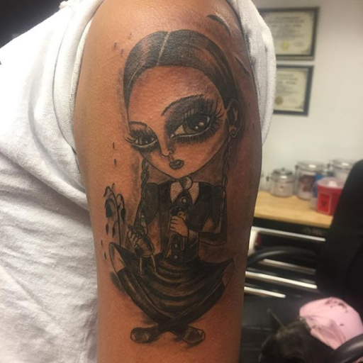 Explore small crow tattoo ideas, creative tattoo ideas in Philadelphia, available at Daves Artistic Tattoo