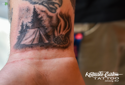 Explore ladies shoulder tattoo ideas, creative tattoo ideas in Salisbury, available at Keepsake Custom Tattoo & Body Piercing Laser Tattoo Removal