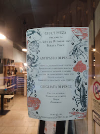 Menu du Giuly Pizza à Quintano