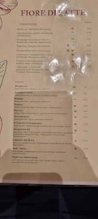 Fiore di Latte Pizzeria à Baveno menu