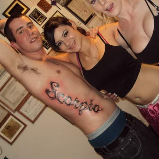 Explore hot air balloon tattoo ideas, creative tattoo ideas in Elko, available at Tom Custom Tattoos and Body Piercing Studio