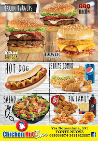 Menu du Chicken Hut - Bar panineria Fonte Nuova à Tor Lupara