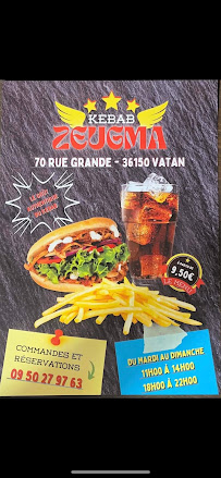 Aliment-réconfort du Restauration rapide Kebab zeugma à Vatan - n°7