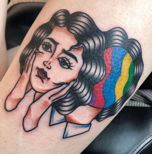Explore kitty tattoo ideas, creative tattoo ideas in Houston, available at Katy Piercing and Tattoo at Venetian