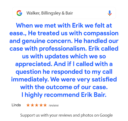 General Practice Attorney «Walker, Billingsley & Bair», reviews and photos