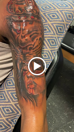 Explore mens viking tattoo ideas, creative tattoo ideas in Jacksonville, available at Renegade Art Studio LLC