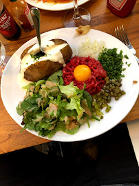 Steak tartare du Restaurant français La Fresque à Paris - n°17