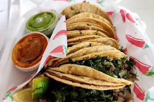 Taquitos Uruapan USA. Mexican Taco Stand image