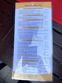 Menu / carte de Restaurant Café Alex 25 à Gera