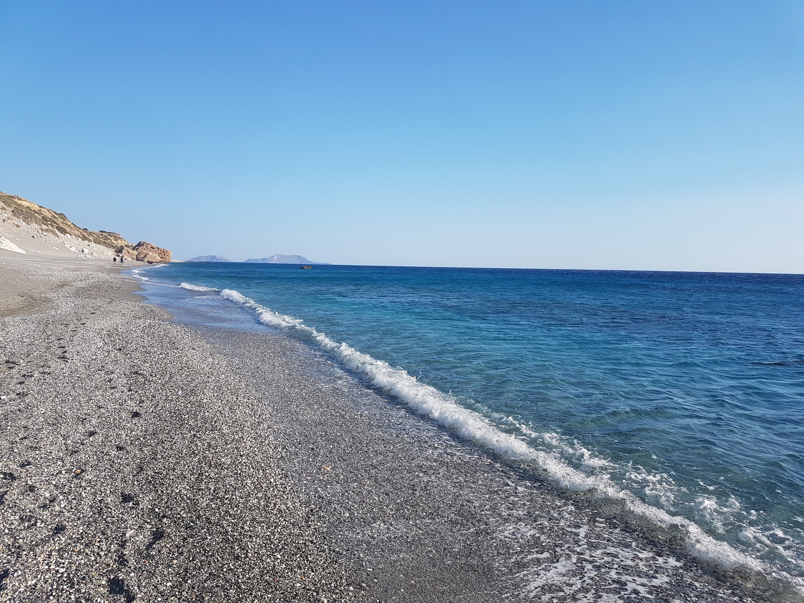 Foto di Ligres beach con dritto e lungo