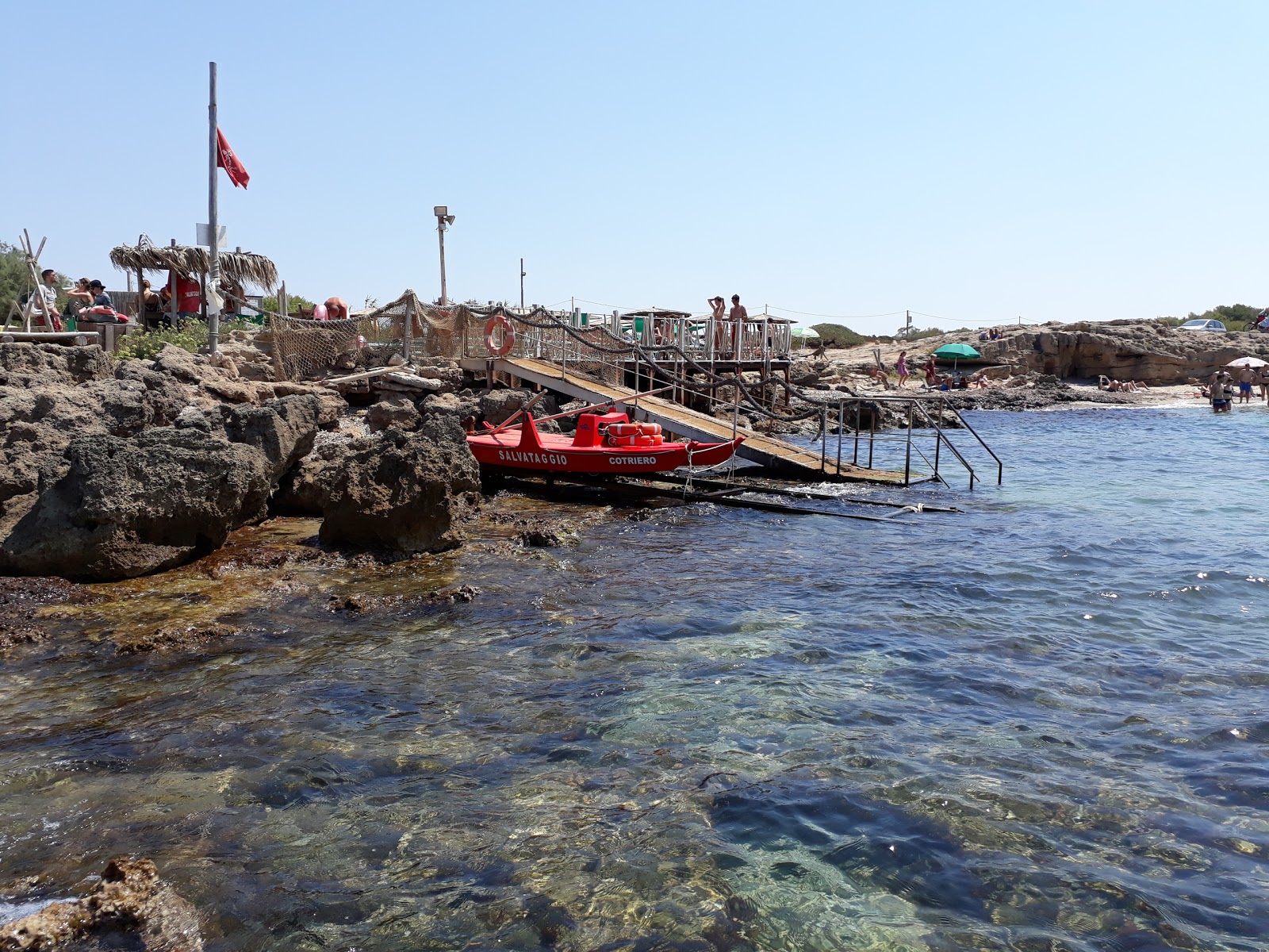 Fotografie cu Cotriero beach cu nivelul de curățenie in medie