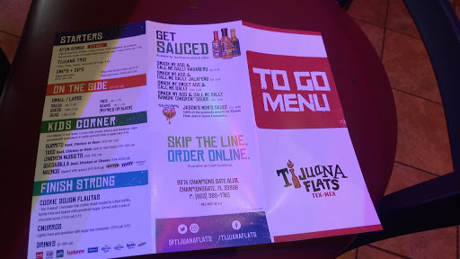 Tex-Mex Restaurant «Tijuana Flats», reviews and photos, 8274 Champions Gate Blvd, Davenport, FL 33896, USA