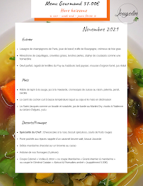 LOUGOLIN à Grasse menu