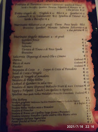 Ristorante La Baracca à Catania menu
