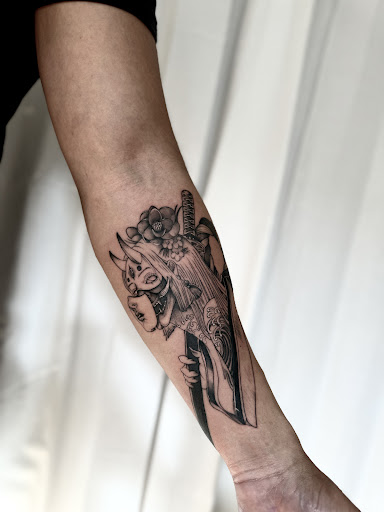 Explore man hand tattoo ideas, creative tattoo ideas in Watertown, available at Golden Pathos Ink