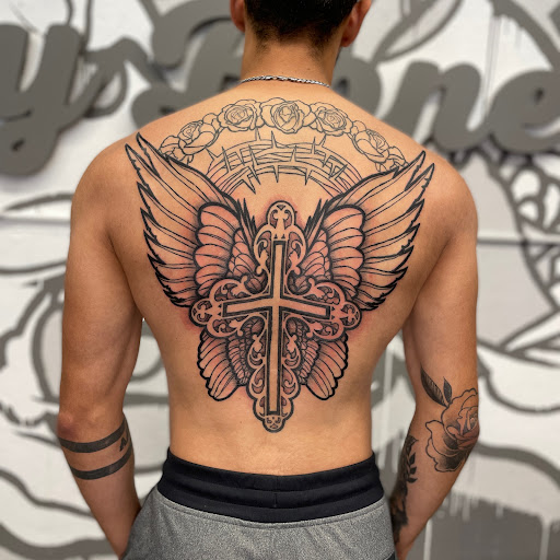 Explore pearl tattoo ideas, creative tattoo ideas in Zumbrota, available at Art by Sinclair Tattoo Artist At Dry Bones Ink