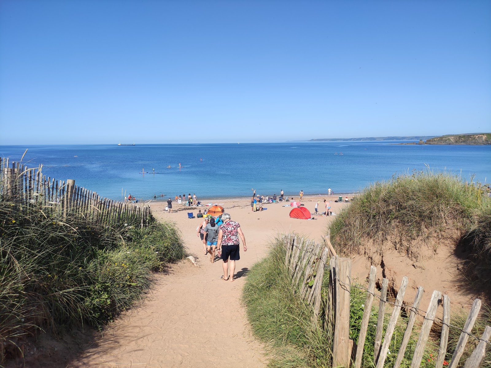 South Milton Sands'in fotoğrafı - rahatlamayı sevenler arasında popüler bir yer