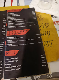 Pizzeria I Gerani da Peppe à Rome (la carte)