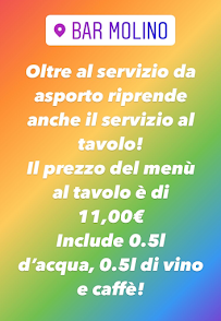 Bar Molino à Isorella menu