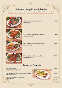 Carte du Izgaram Restaurant à Magdeburg