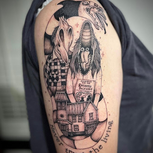 Explore long tattoo ideas, creative tattoo ideas in Houston, available at 333 Tattoo Studio HTX