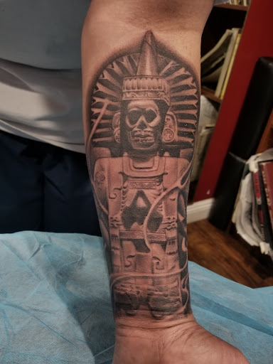 Explore leopard tattoo ideas, creative tattoo ideas in Carson, available at Lifestyle Tattoos