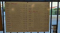 Carte du Pizza du Port à Arcachon