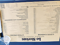 Menu / carte de Lo Storione à Coltaro