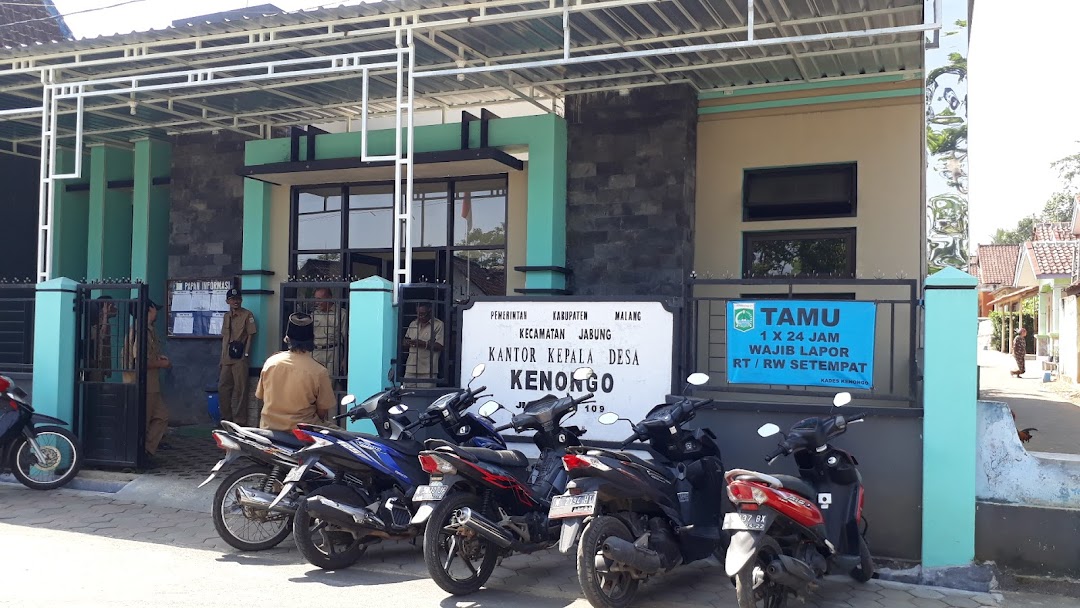 Kantor Desa Kenongo Kecamatan Jabung Kabupaten Malang