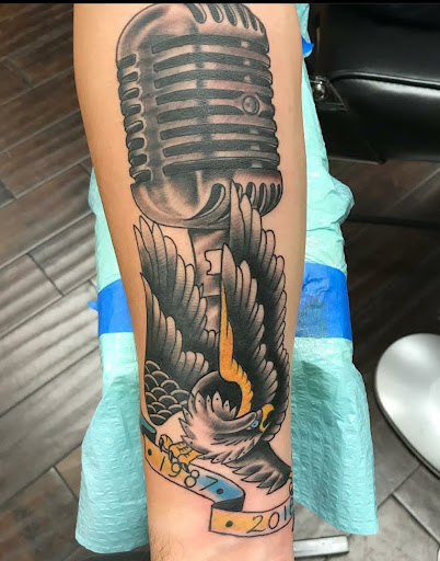 Explore son memorial tattoo ideas, creative tattoo ideas in Orange Park, available at All Aces Tattoo and Body Piercing LLC