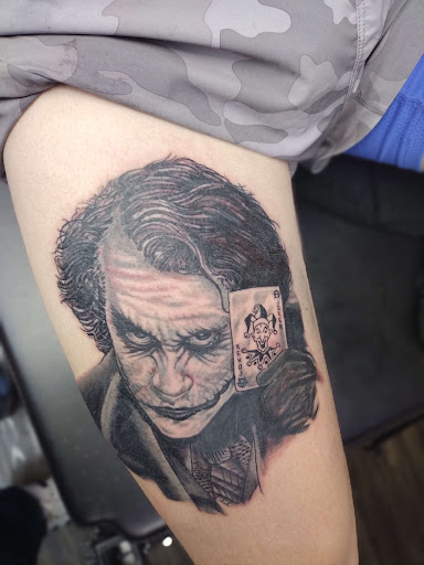 Explore rebel tattoo ideas, creative tattoo ideas in Memphis, available at Sinister Tattoo