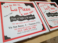 Menu / carte de Te la do io la pizza... Ristó à Pianezza