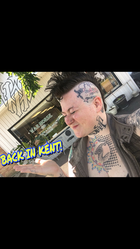 Explore spongebob and patrick tattoo ideas, creative tattoo ideas in Kent, available at War Horse Ink