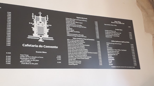 Avaliações doCafetaria do Castelo em Tomar - Cafeteria