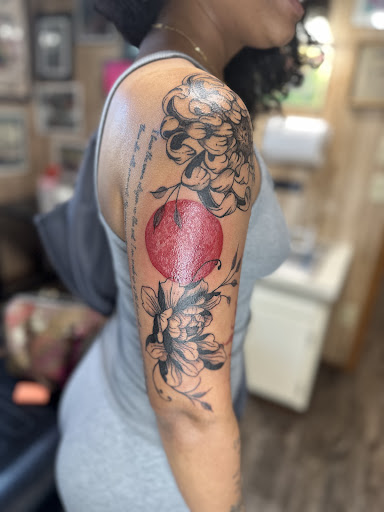 Explore tattoo ideas peacock, creative tattoo ideas in Ponchatoula, available at Rougarou Collective Tattoo Shop