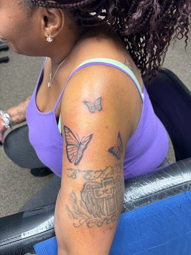 Explore snake tattoo idea, creative tattoo ideas in Waldorf, available at Hypnotique Ink