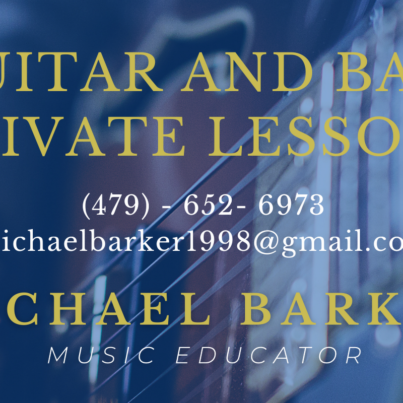 Guitar and Bass Private Lessons - Michael J. Barker