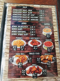 Langhans-Grillhaus à Berlin menu