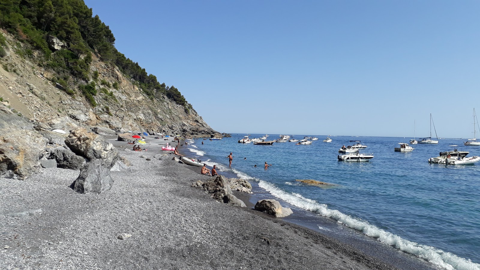 Foto af Spiaggia della Zezziggiola med lige kyst