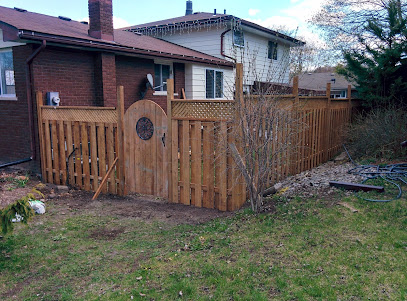 Fence post installation in Simcoe and Muskoka.