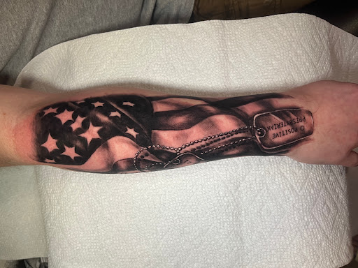 Explore metal gear solid tattoo ideas, creative tattoo ideas in Jasper, available at The Mad Tatter