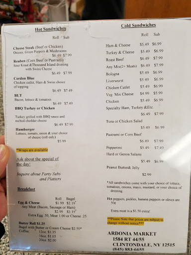 Grocery Store «Ardonia Market», reviews and photos, 1584 US-44, Clintondale, NY 12515, USA